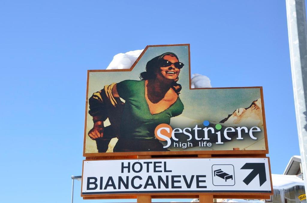 Hotel Biancaneve Colle Colle Sestriere Eksteriør bilde